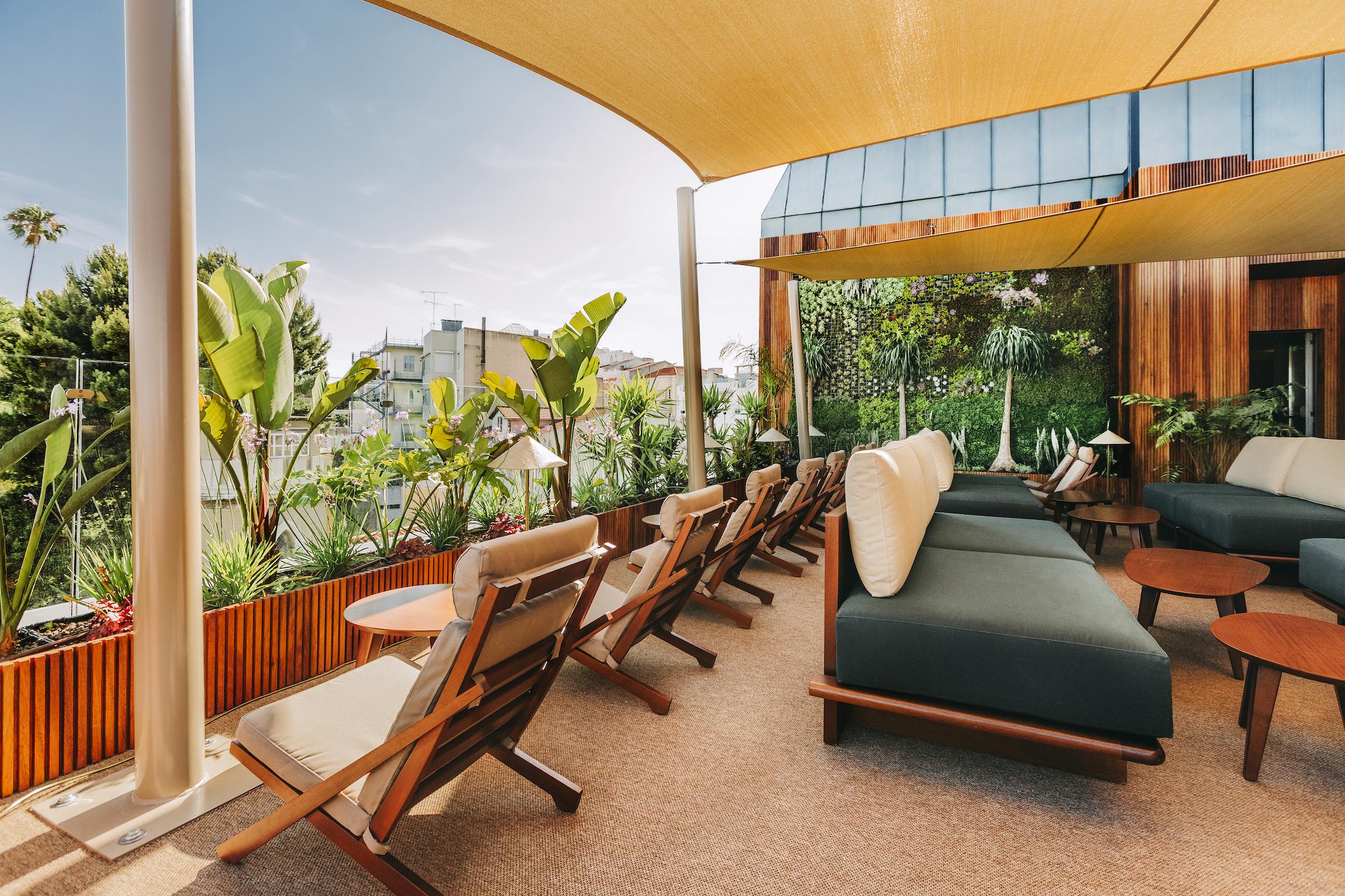 The Vintage Hotel & Spa Лісабон Екстер'єр фото The rooftop terrace