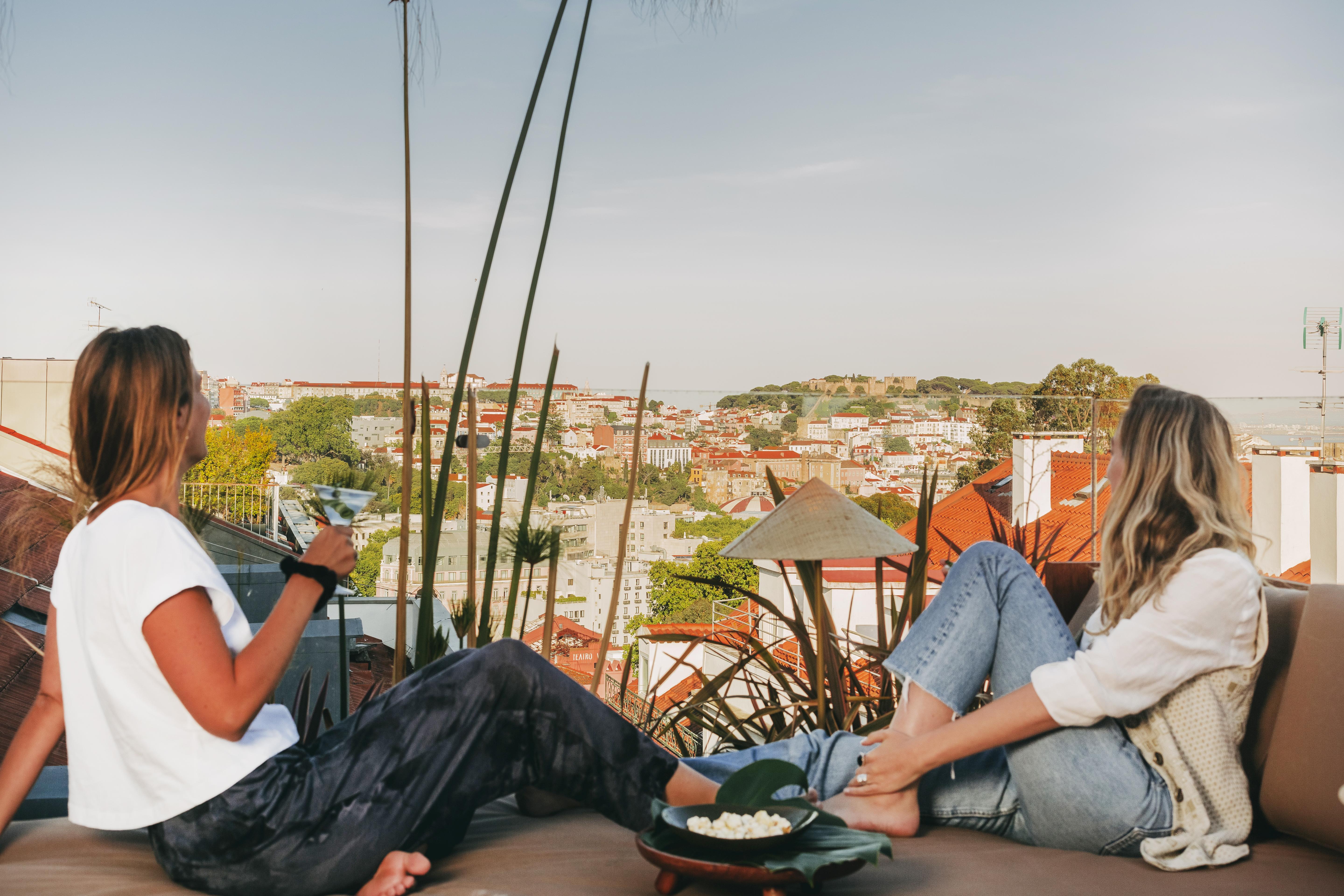 The Vintage Hotel & Spa Лісабон Екстер'єр фото Rooftop in Lisbon